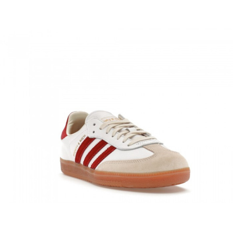 Adidas Originals Samba OG Sporty Rich White Core Burgundy